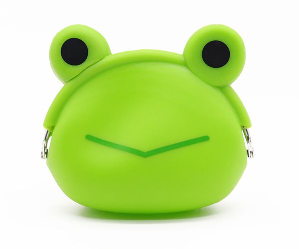 硅膠零錢袋，青蛙硅膠錢包，學(xué)生硅膠錢袋